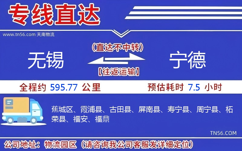 無(wú)錫到寧德物流公司 無(wú)錫到寧德物流公司